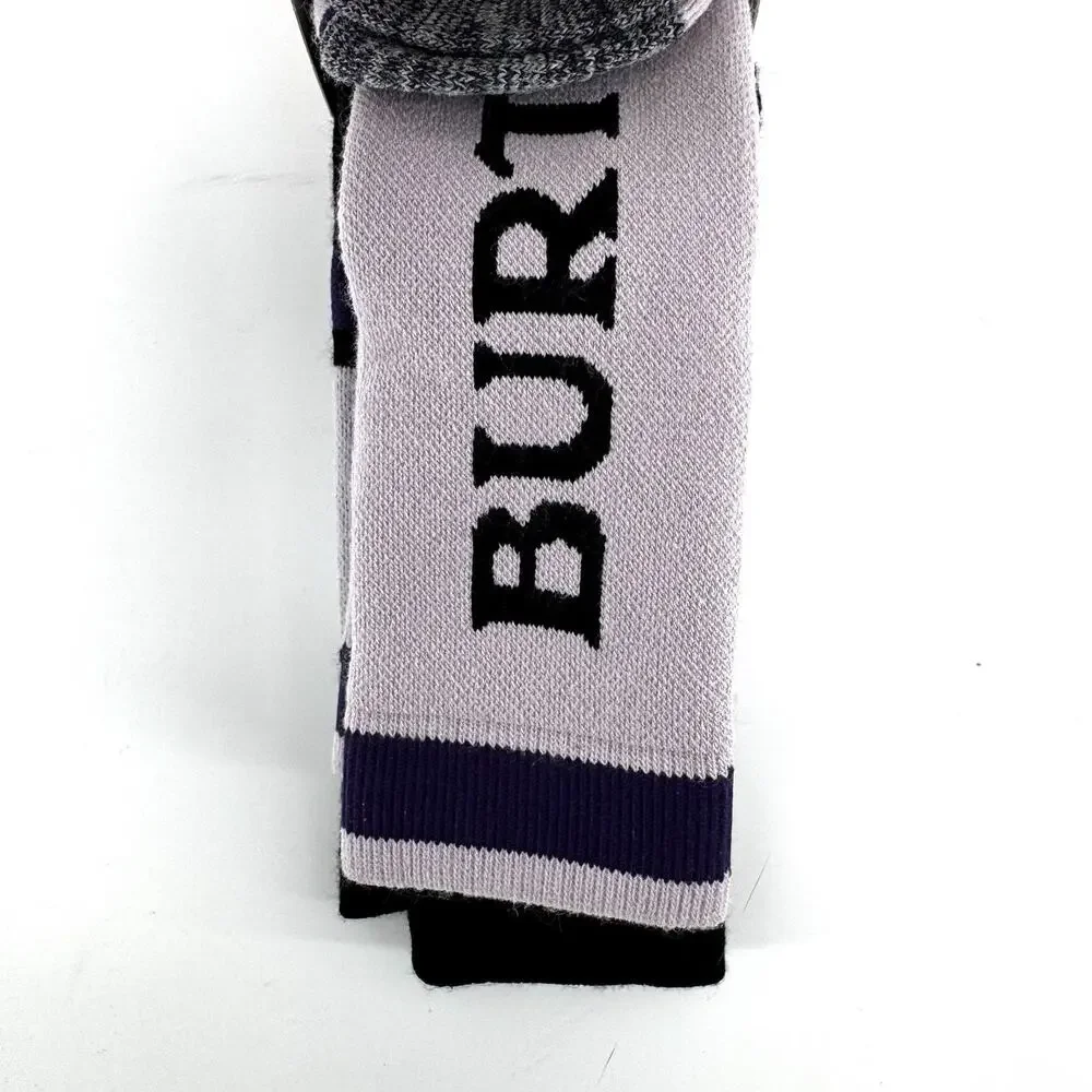Burton Women’s Weekend Midweight Ski Socks 2 Pack Elderberry Medium/Large